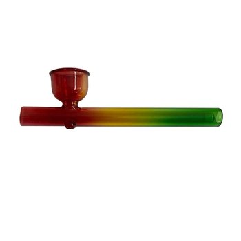Трубка Rasta Tube 10 см - Трубки - стеклянные - Магазин ТОПовых приборов и аксессуаров для  курения  bongstore.ru